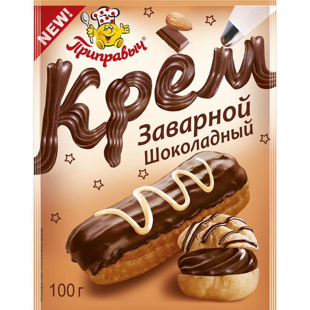 Крем заварной шоколадный 100 гр.