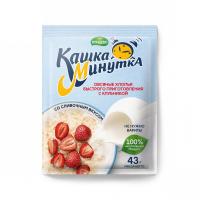 Хлопья овсяные со сливками "Кашка-Минутка" с клубникой 43