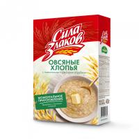 Хлопья овсяные "Сила Злаков" с пшеничными и ржаными отрубями (не требующие варки)400 гр.
