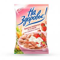 Подушечки со вкусом клубники со сливками 100 гр.