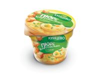Картофельное пюре с луком и сухариками 40 гр