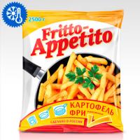 Картофель Фри Замороженный ТМ "Fritto-Appetito" 10х10 мм 2500 г
