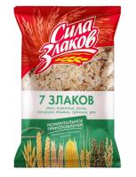 Зерновые хлопья "7 Злаков" (Смесь овсяных, ржаных, пшеничных, кукурузных, ячменных, гречневых, рисовых зерен)