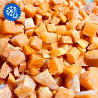 Морковь резаная быстрозамороженная, кубик 10х10 мм