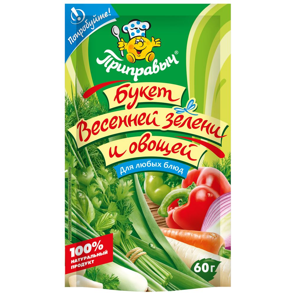 Букет весенней зелени и овощей 60 гр.