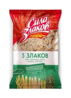 Зерновые хлопья "5 Злаков" (смесь овсяных, ржаных, пшеничных, гречневых хлопьев) не требующие варки 400 гр.